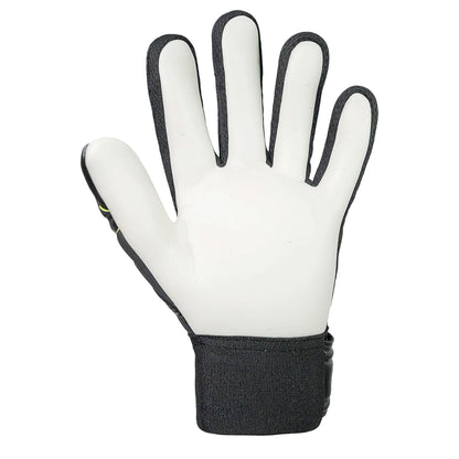 Reusch Kids Attrakt Starter Solid Fingersave Goalkeeper Gloves Black/Yellow