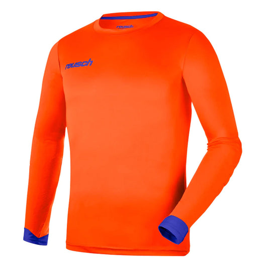 Reusch Kids Match Long Sleeve Padded Goalkeeper Jersey Orange/Blue