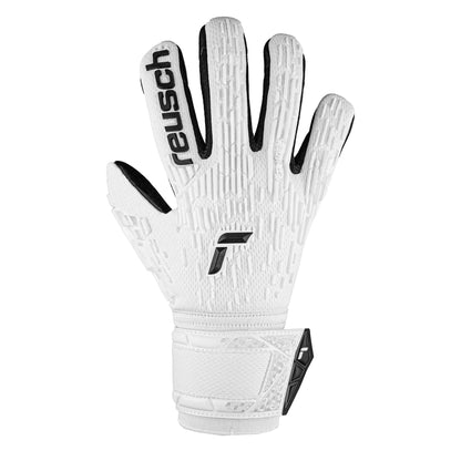 Reusch Men's Attrackt Freegel Silver Goalkeeper Gloves White/Black