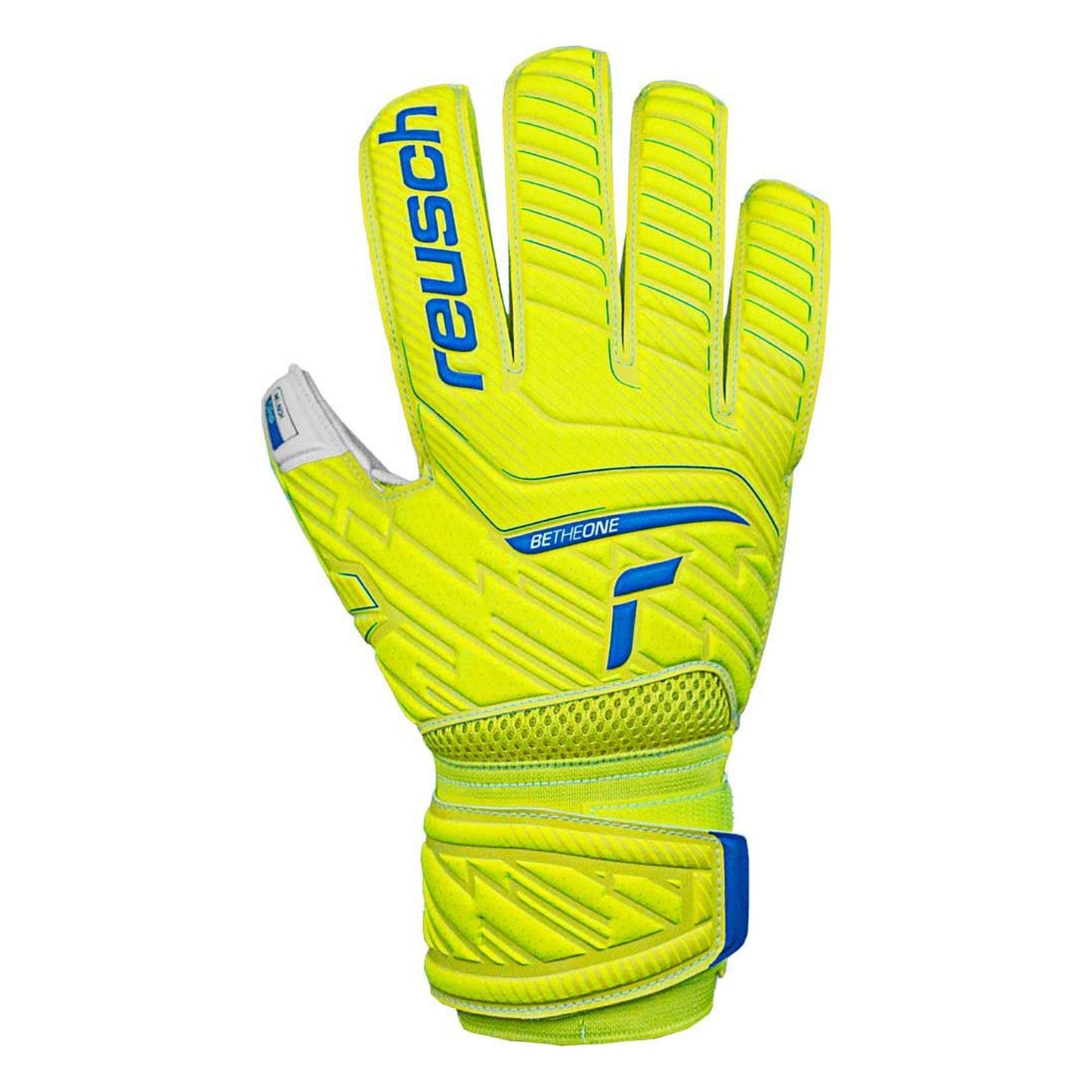 Reusch Men's Attrakt Grip Goalkeeper Gloves Yellow/White