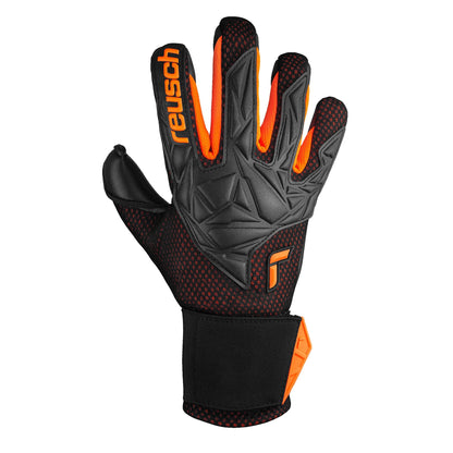 Reusch Men's Attrakt Infinity Airvent Goalkeeper Gloves Orange/Black