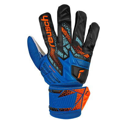 Reusch Men's Attrakt Starter Solid Goalkeeper Gloves Blue/Black