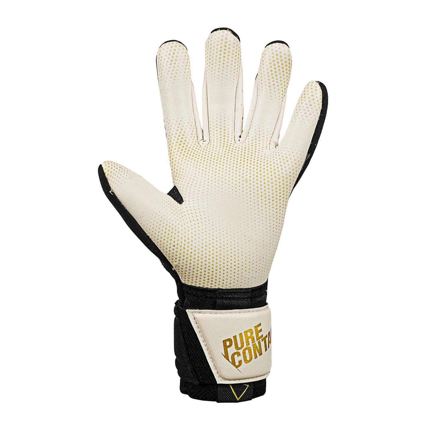 Reusch Men's Goalkeeper Attrakt Gold X Glueprint Goalkeeper Gloves Black/Gold
