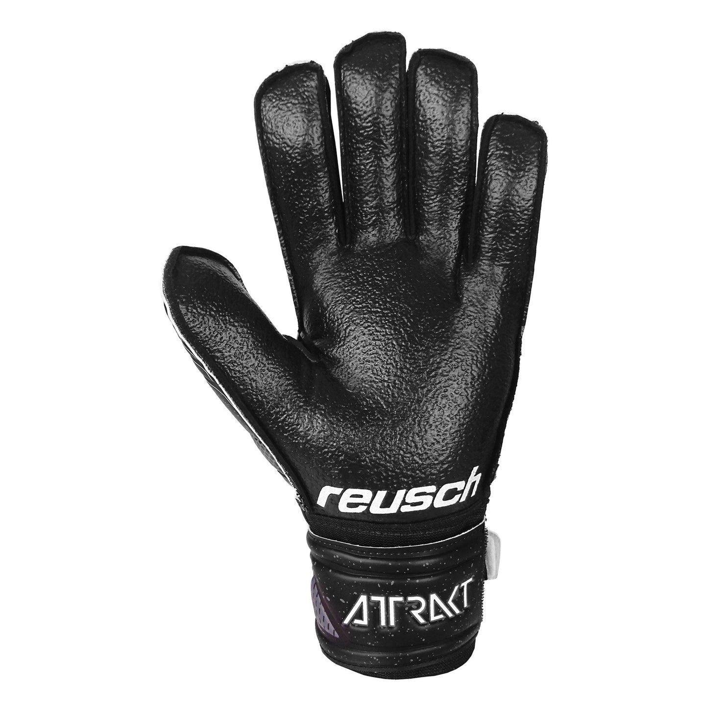 Reusch Men's Goalkeeper Attrakt Resist Finger Support Gloves Black/White