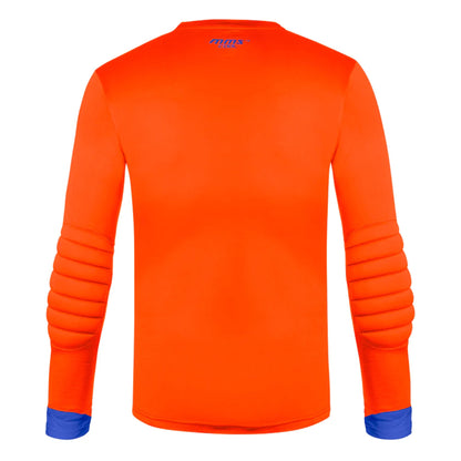 Reusch Men's Match Long Sleeve Padded Goalkeeper Jersey Orange/Blue