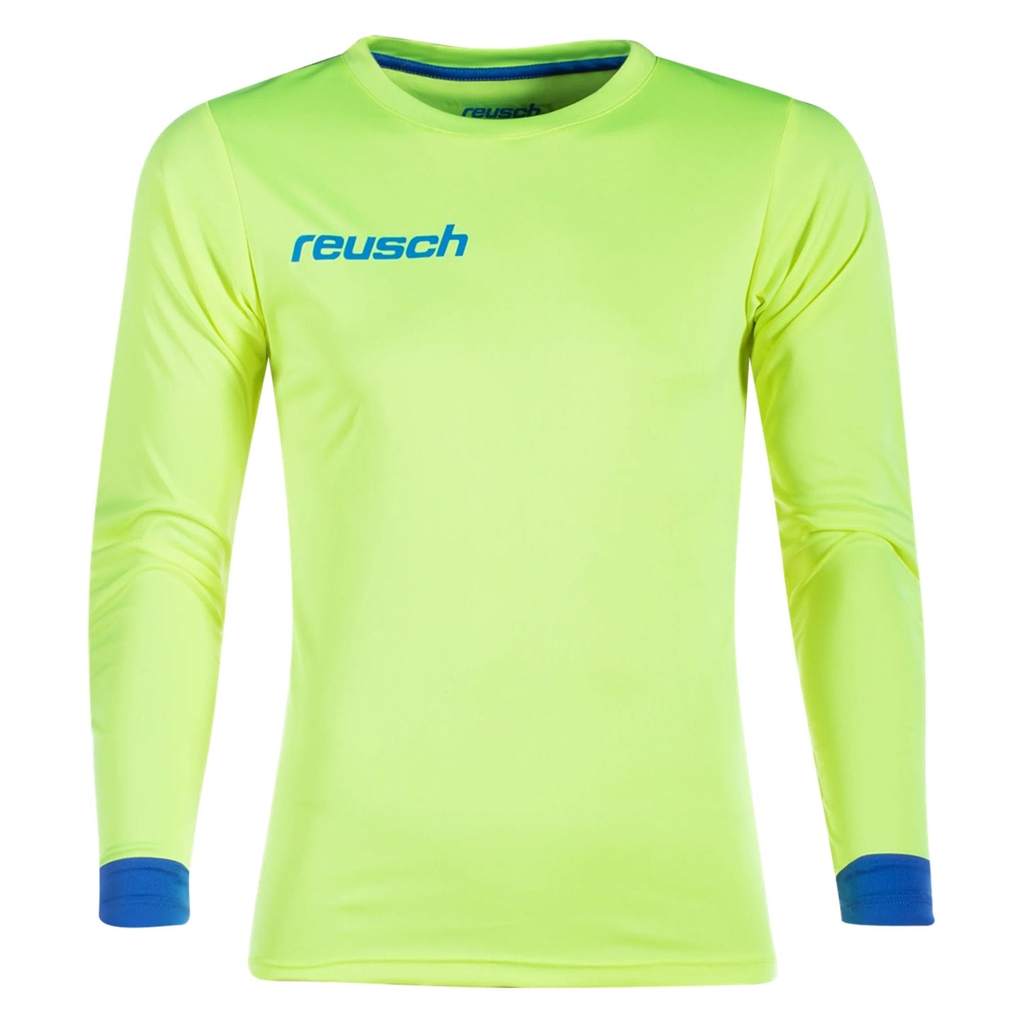 Reusch Men's Match Long Sleeve Padded Goalkeeper Jersey Yellow/Blue