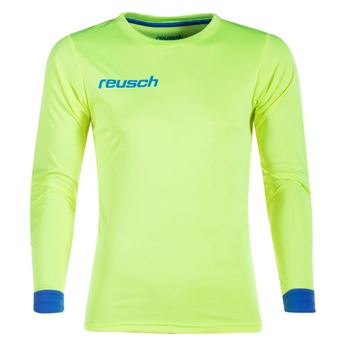 Reusch Men's Match Long Sleeve Padded Goalkeeper Jersey Yellow/Blue
