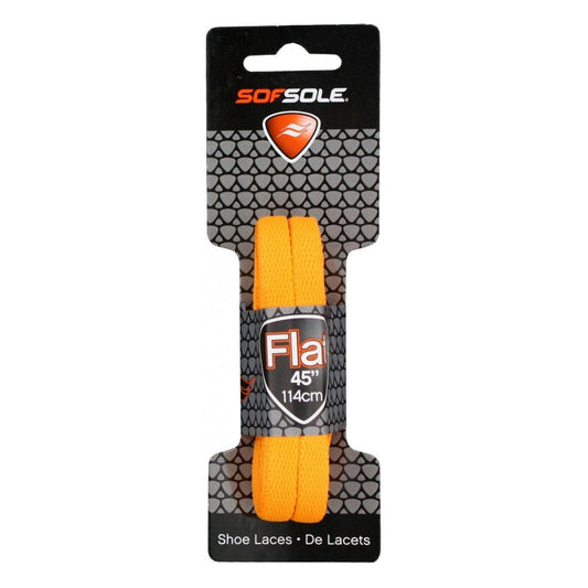 Sof Sole Athletic Flat Shoe Lace Bright Orange