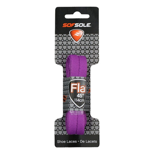 Sof Sole Flat Laces Bright Purple