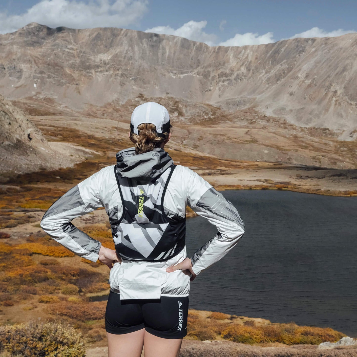 adidas Terrex Primeblue Graphic Trail Running Vest Black/Acid Yellow