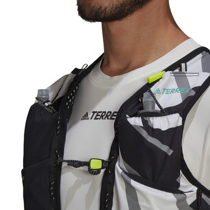 adidas Terrex Primeblue Graphic Trail Running Vest Black/Acid Yellow