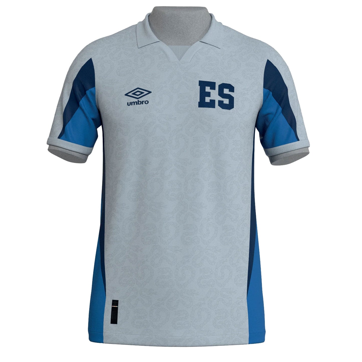 Umbro Men's El Salvador 2026 Authentic Away Jersey Gray