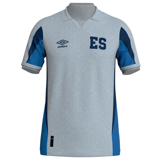 Umbro Men's El Salvador 2026 Authentic Away Jersey Gray
