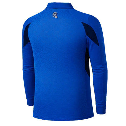 Umbro Men's El Salvador 2026 Authentic Home Long Sleeve Jersey Royal Blue