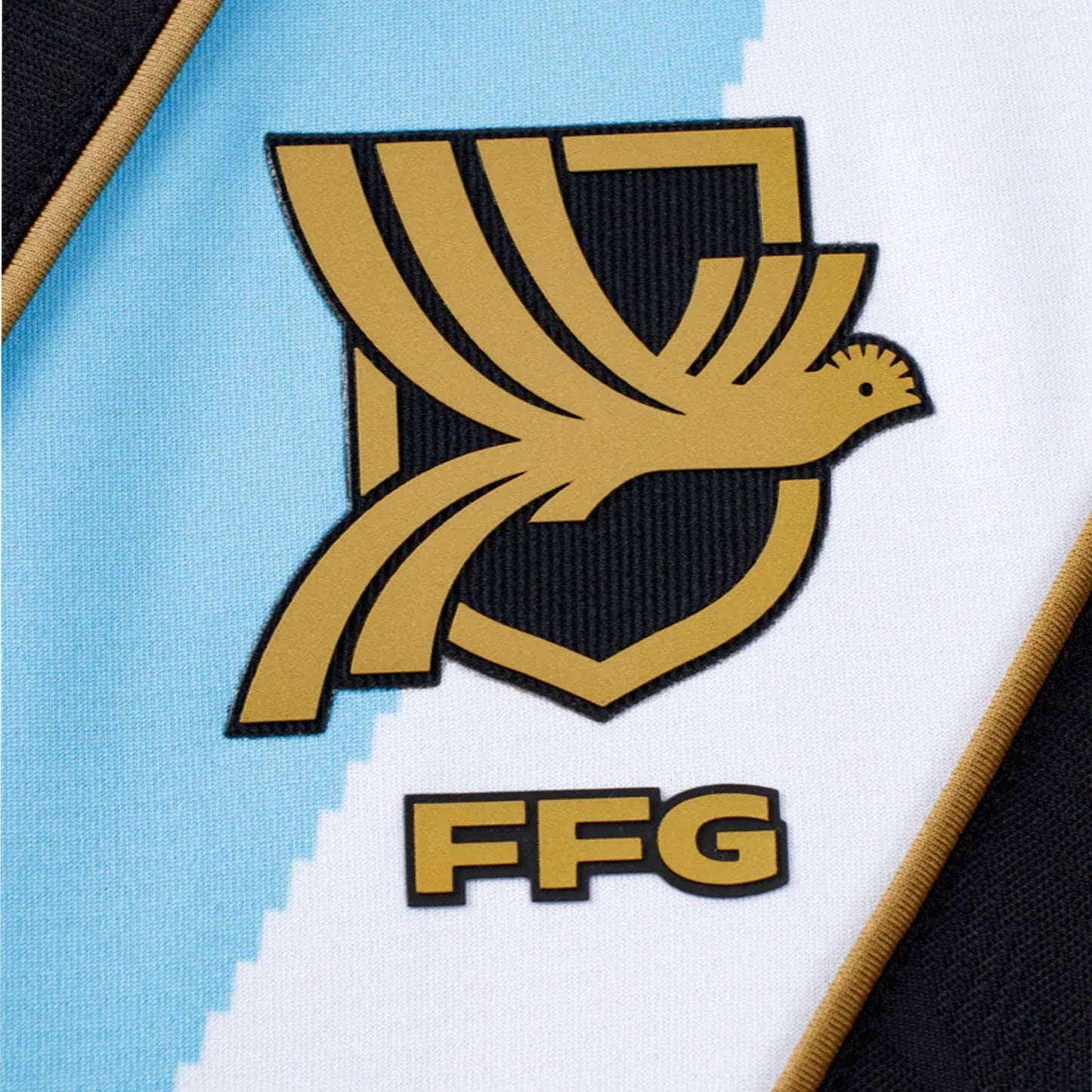 Umbro Men's Guatemala 2026 Authentic Away Long Sleeve Jersey Black/Sky