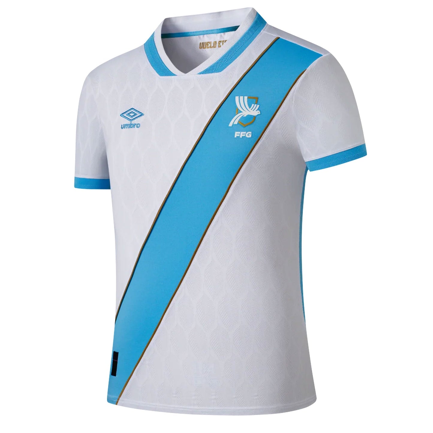 Umbro Men's Guatemala 2026 Authentic Home Jersey White/Sky Blue