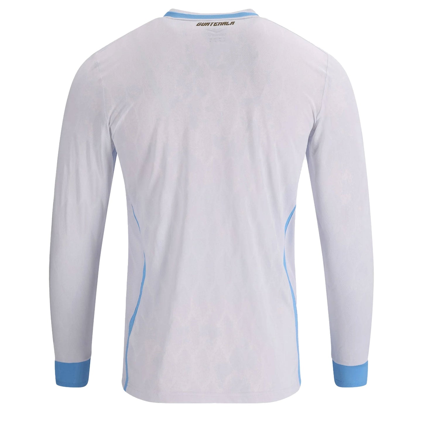 Umbro Men's Guatemala 2026 Authentic Home Long Sleeve Jersey White/Sky