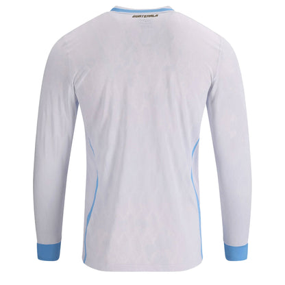 Umbro Men's Guatemala 2026 Authentic Home Long Sleeve Jersey White/Sky