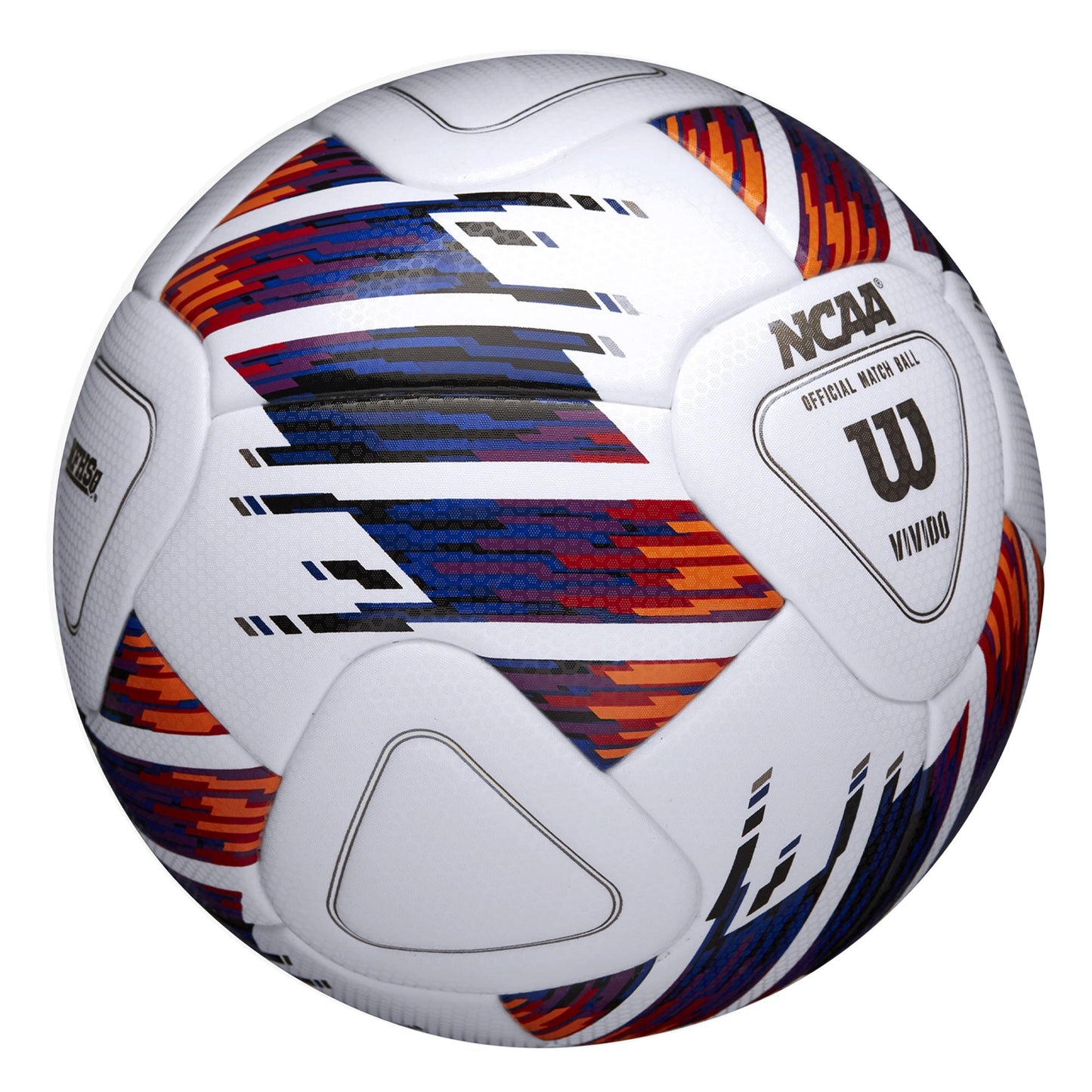 Wilson NCAA Vivido Official Match Ball White/Purple