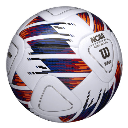 Wilson NCAA Vivido Official Match Ball White/Purple